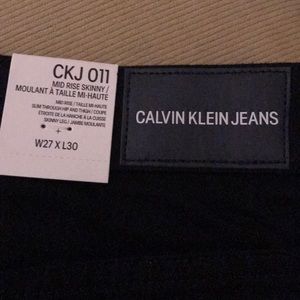 NWT Calvin Klein Black Jeans